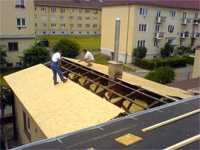 Rekonstrukce střechy MŠ Beroun